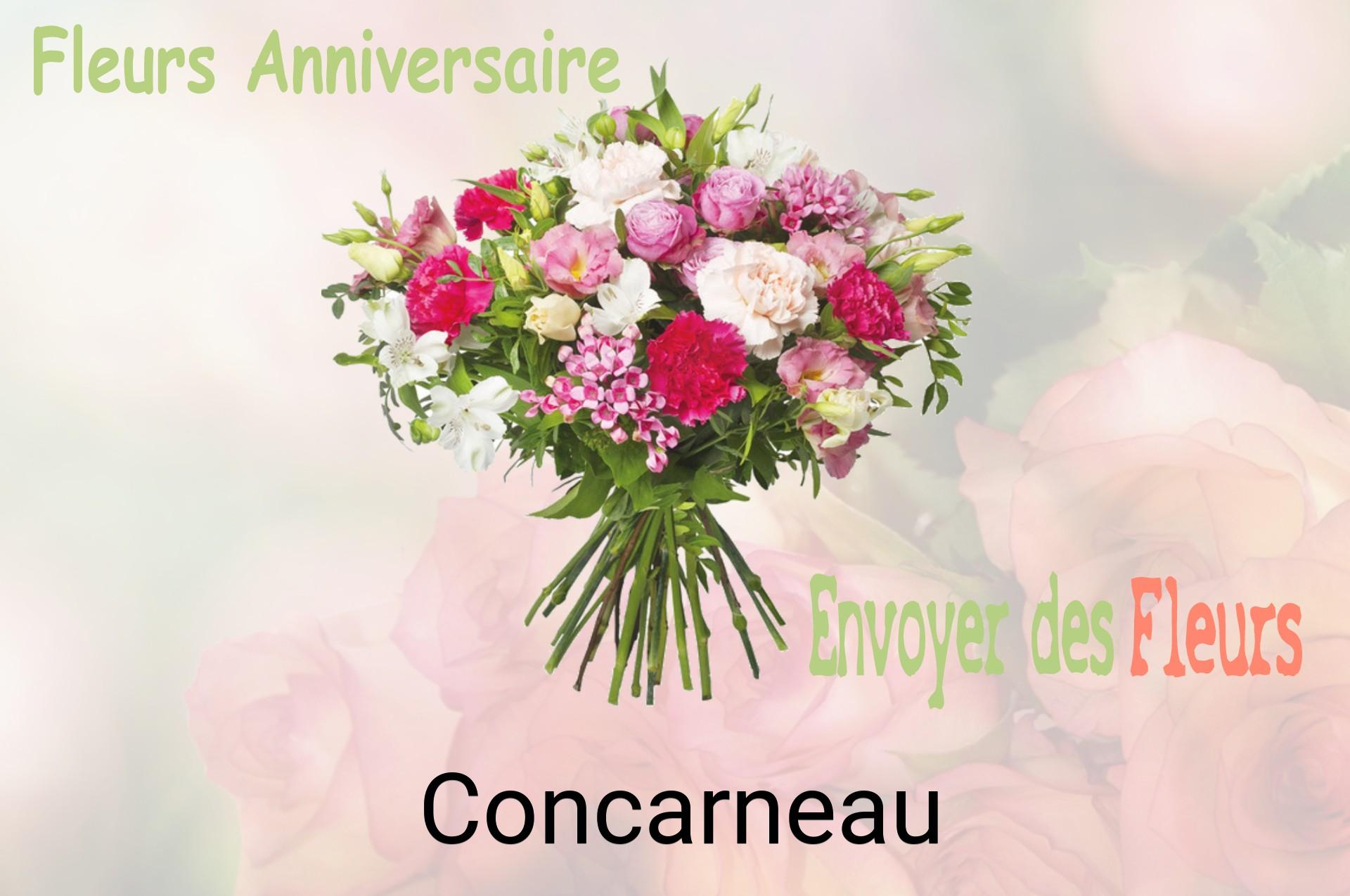 Bouquet de fleurs d’anniversaire livré à Concarneau
