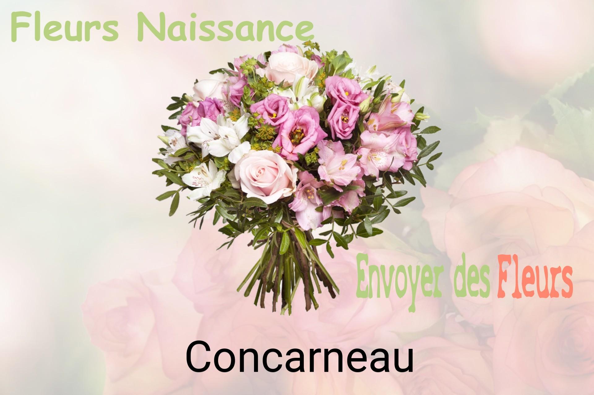 Bouquet de fleurs de naissance livré à Concarneau