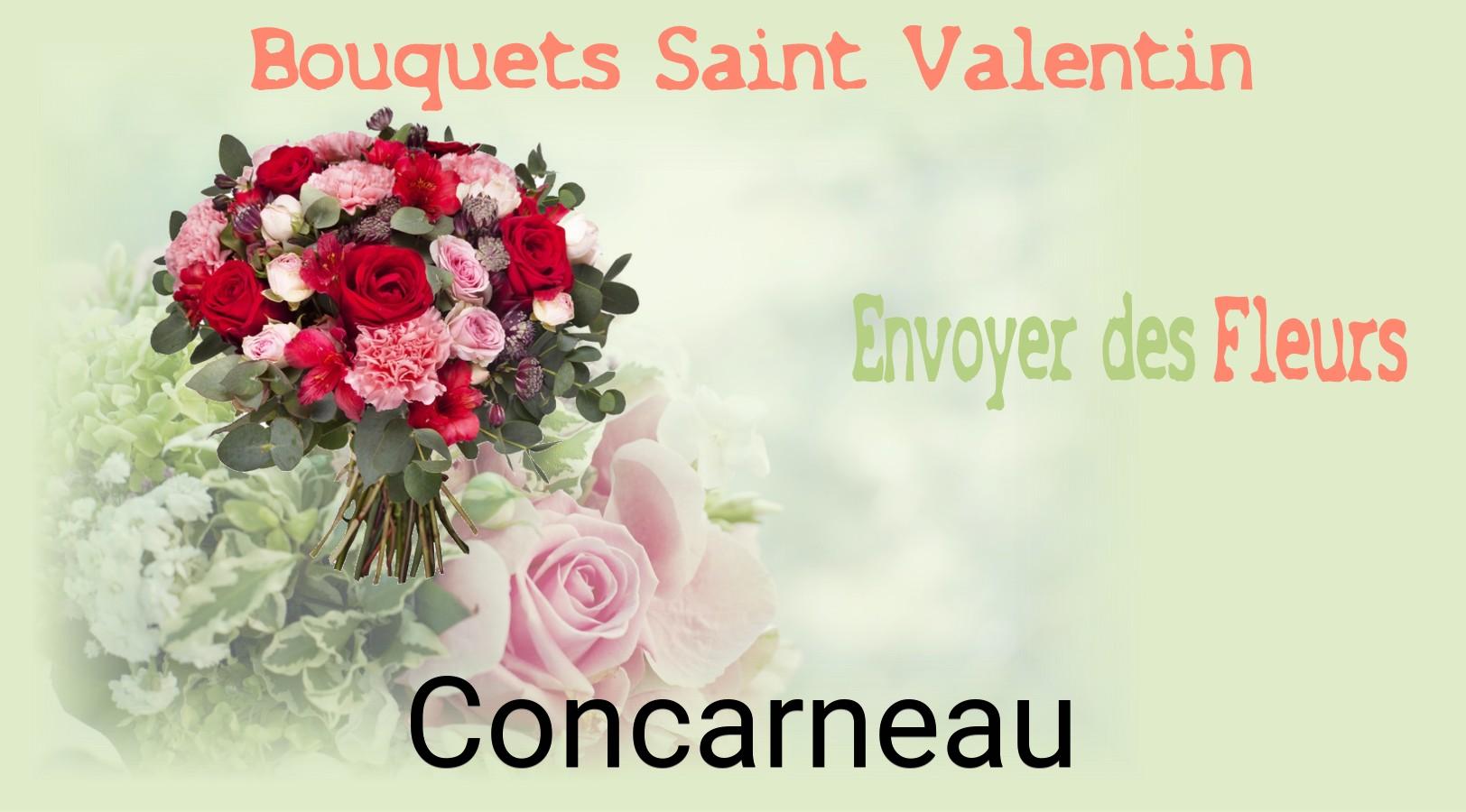 Roses de Saint-Valentin livrées à Concarneau